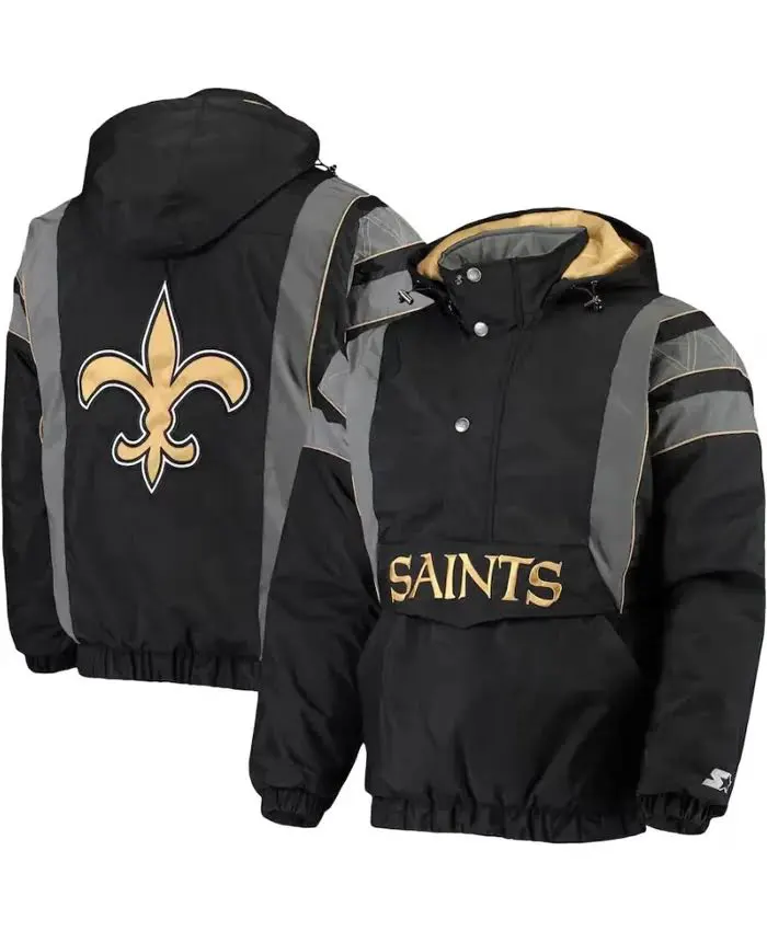 New Orleans Saints Starter Jacket Black