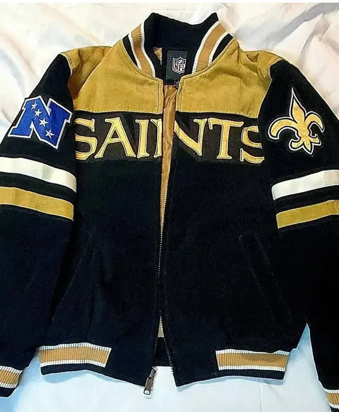 New Orleans Saints Suede Jacket For Sale