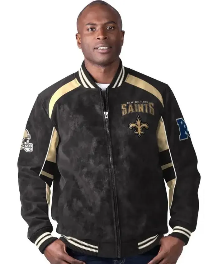 New Orleans Saints Suede Jacket