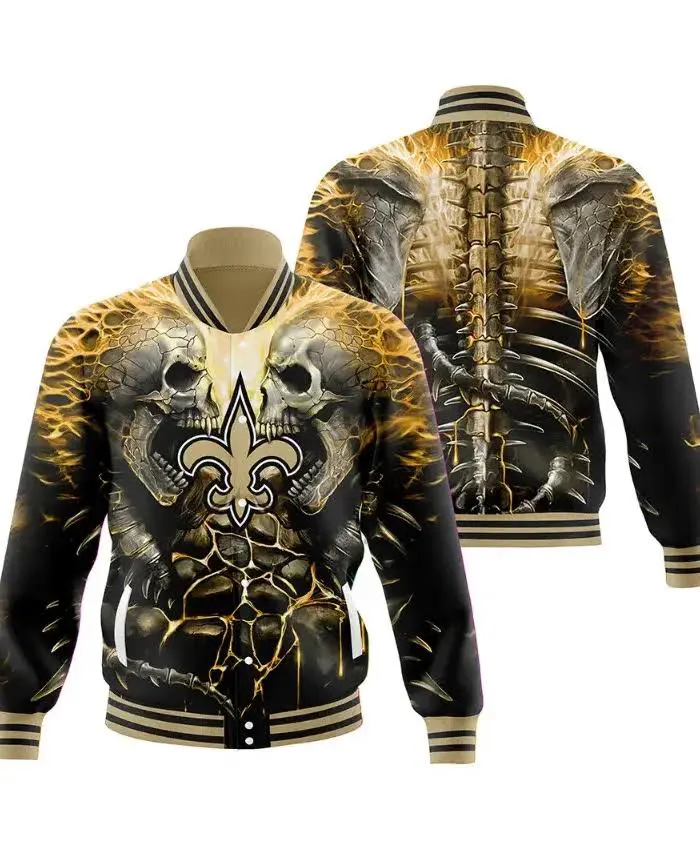 New Orleans Saints Varsity Jacket For Men And Women For Sale