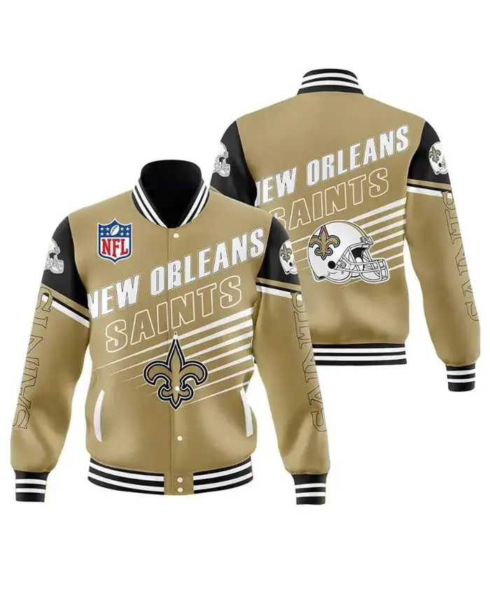 New Orleans Saints Varsity Jacket For Sale