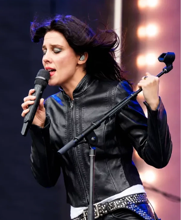 Lollapalooza Fest 2026 Ellie Rowsell Leather Jacket