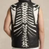 Vintage Skeleton Puffer Vest
