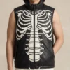 Vintage Skeleton Puffer Vest