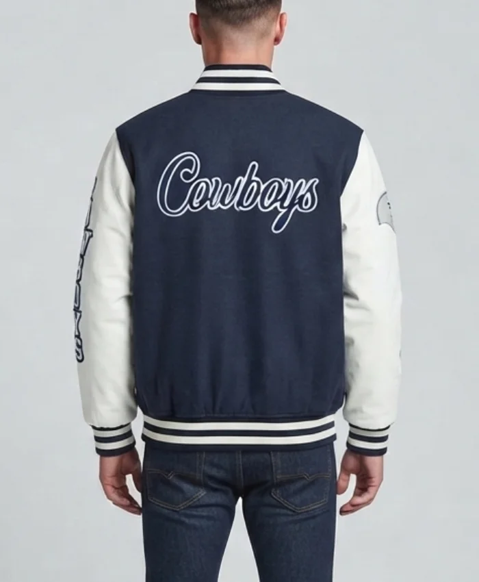 Dallas Cowboys Navy Varsity Jacket