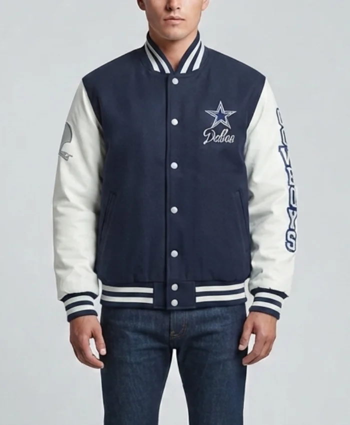 Dallas Cowboys Navy Varsity Jacket