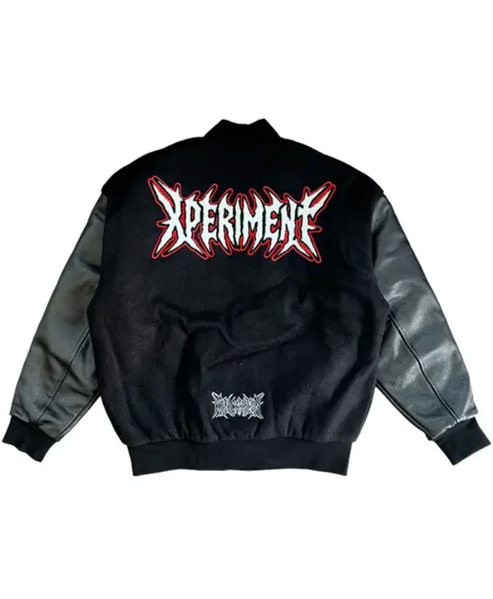 WWE x Ken Carson Black Varsity Jacket