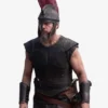 The Odyssey 2026 Matt Damon Black Leather Vest