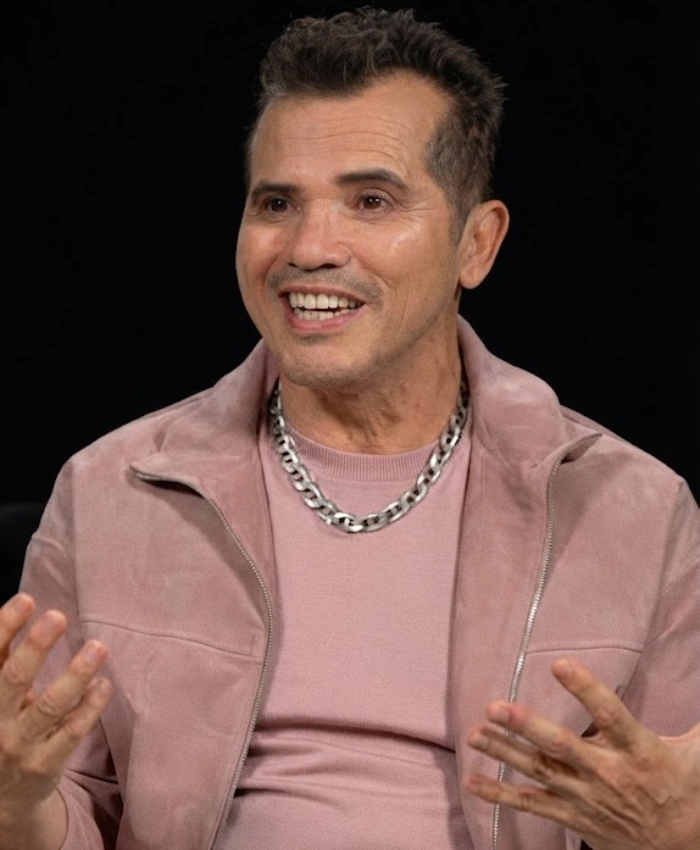 The Odyssey 2026 Interview John Leguizamo Pink Jacket