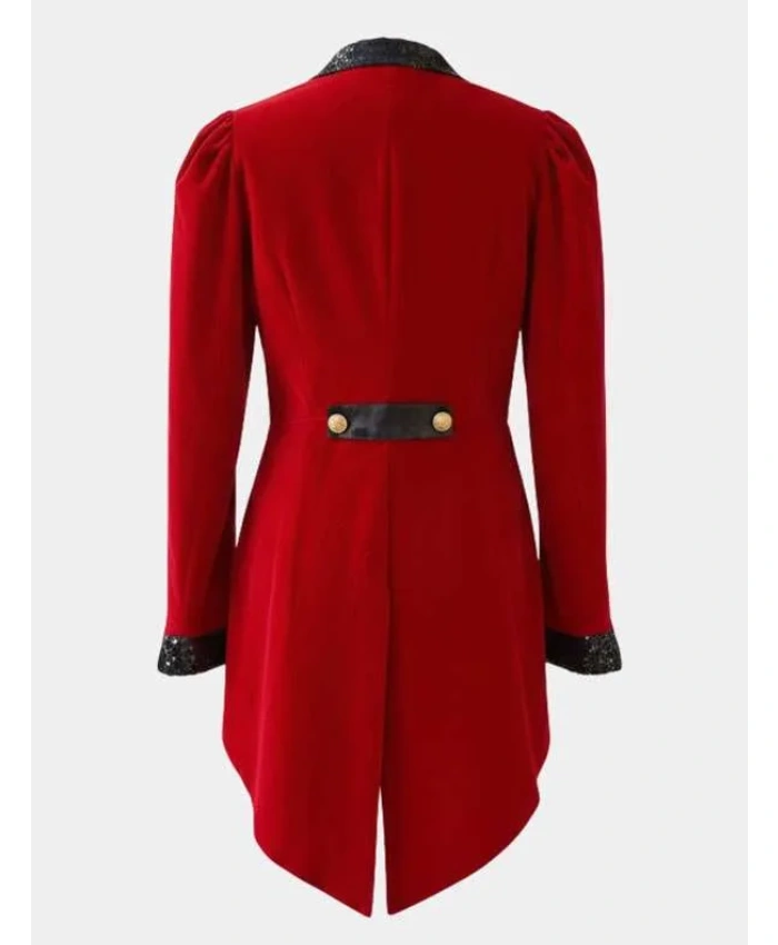 Ringmaster Velvet Red Costume Coat