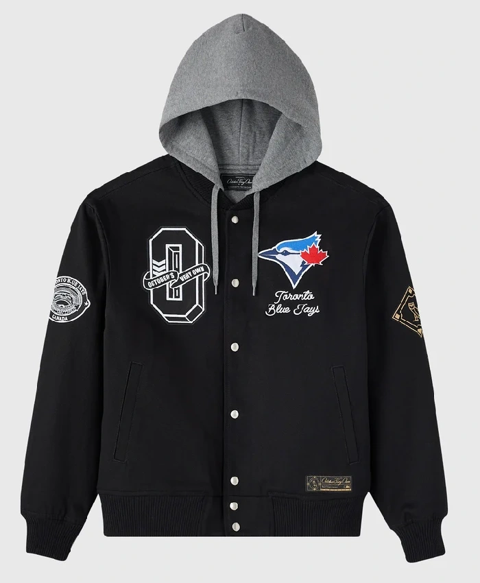 OVO Toronto Blue Jays Insulated Twill Bomber Jacket