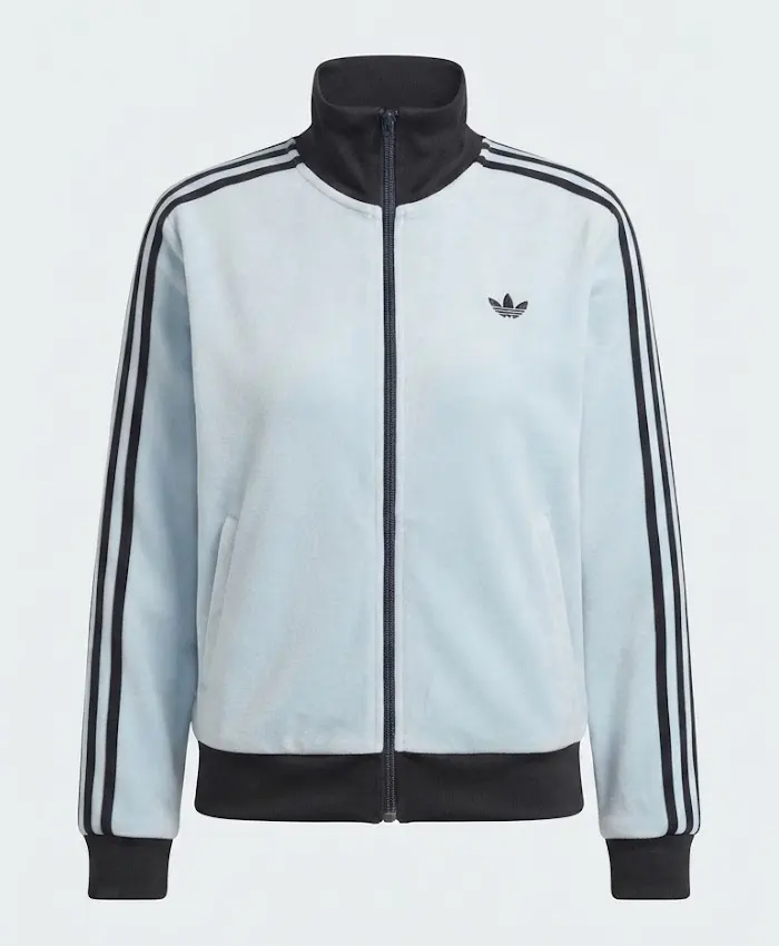 Blackpink Jennie Adidas SS26 White Track Jacket