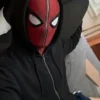 Legacy Spiderman Black Zip-Up Hoodie