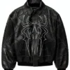 Spider-Man Zendaya Black Leather Jacket