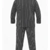 1920s Pinstripe Gangster Black Costume