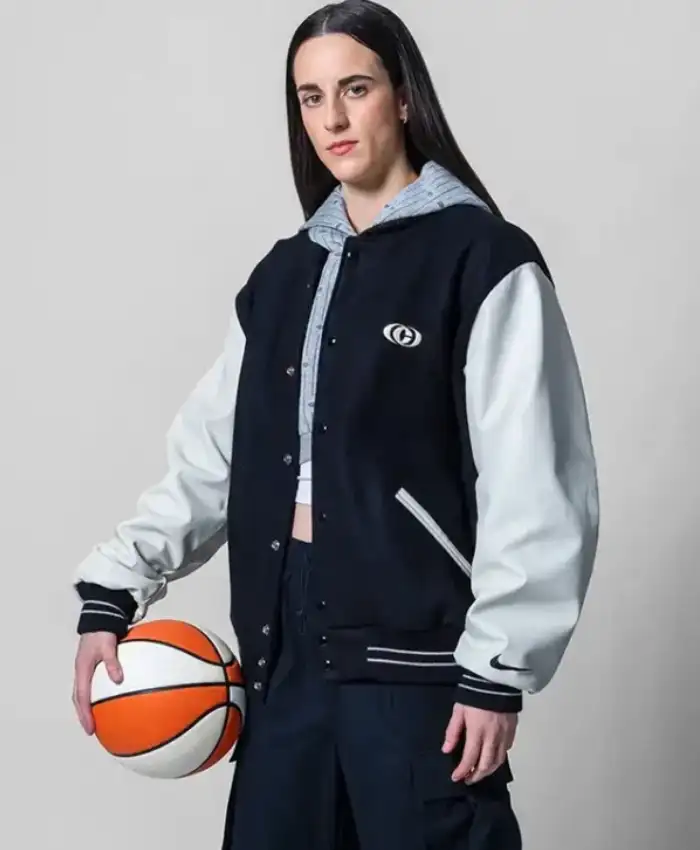 Caitlin Clark Slam Nike KICKS 29 Varsity Jacket