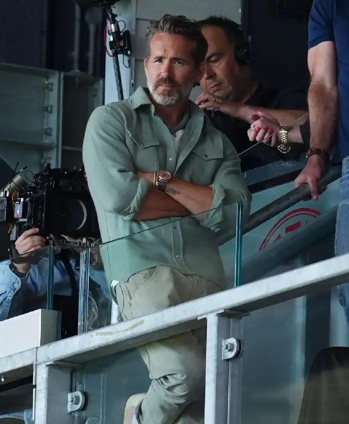 Ryan Reynolds Sage Green Casual Shacket