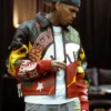 Chris Brown Bespoke Pelle Pelle Jacket