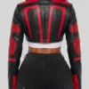 Not Like The REST Black Red Leather Jacket