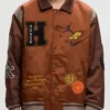 Jordan X Honor The Gift Westbrook Brown Varsity Jacket