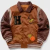 Jordan X Honor The Gift Westbrook Brown Varsity Jacket