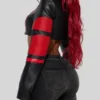 Not Like The REST Black Red Leather Jacket