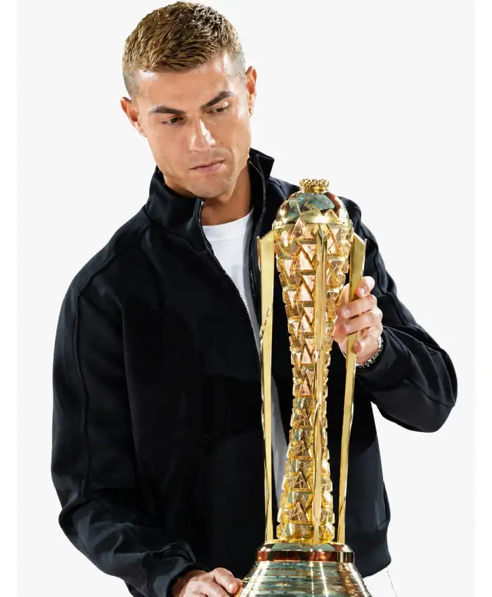 Cristiano Ronaldo Esports World Cup Black Jacket