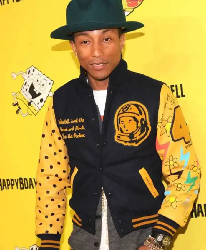 Pharrell Williams Letterman Jacket