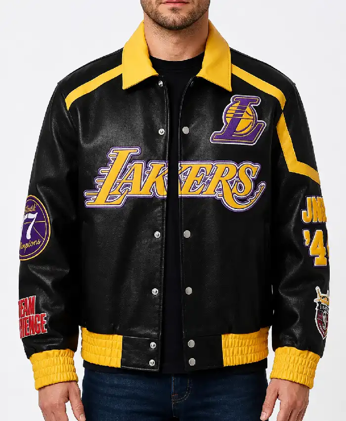 Jeff Hamilton 2026 NBA All-Star Lakers Vegan Jacket