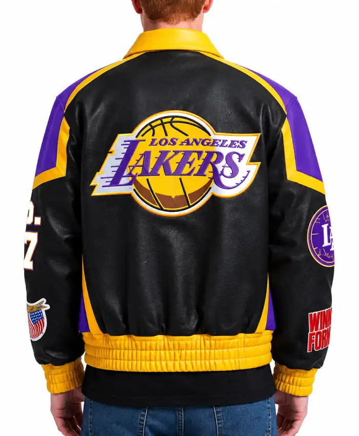 Jeff Hamilton 2026 NBA All-Star Lakers Vegan Jacket