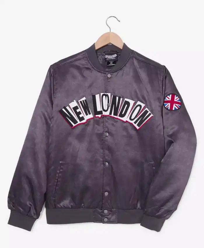 Spider Man New London Satin Bomber Jacket