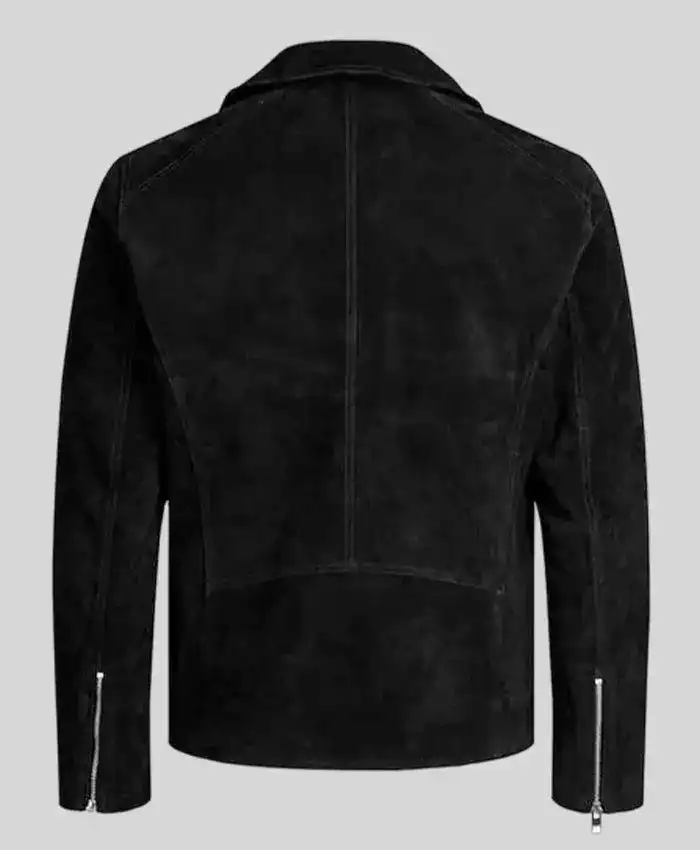 Amand Black Suede Jacket