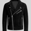 Amand Black Suede Jacket