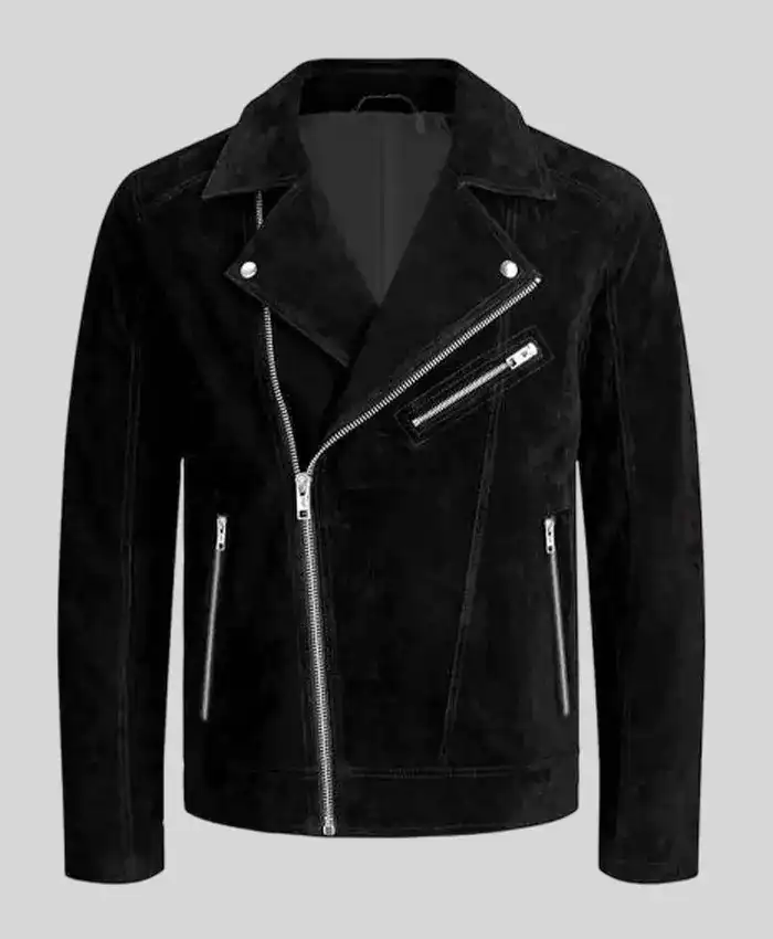 Amand Black Suede Jacket