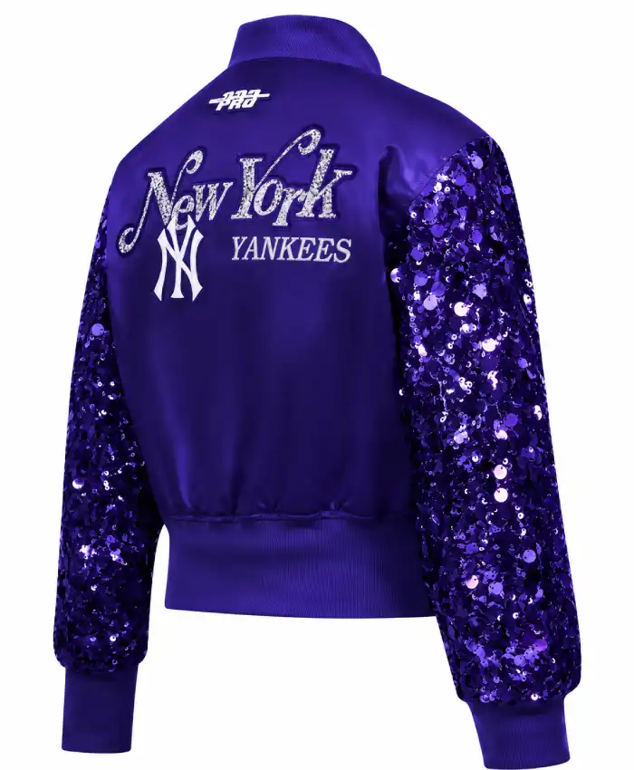 NEW YORK YANKEES SHOW TIME SATIN JACKET