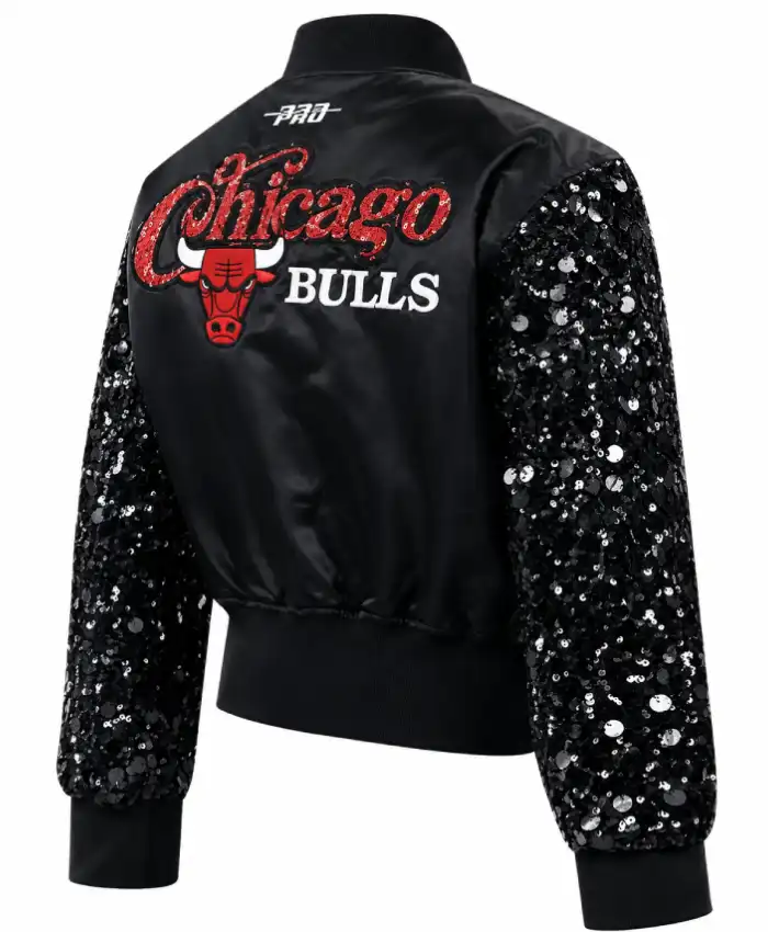CHICAGO BULLS SHOW TIME SATIN JACKET