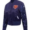 CHICAGO BEARS SHOW TIME SATIN JACKET