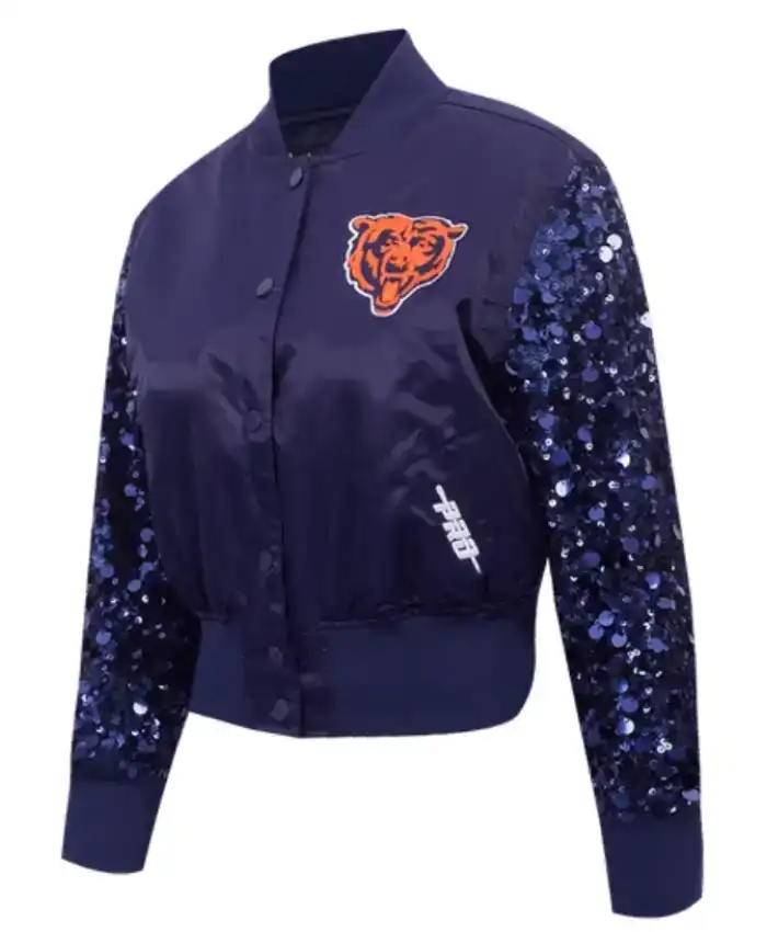 CHICAGO BEARS SHOW TIME SATIN JACKET