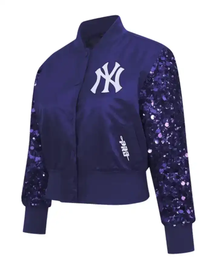 NEW YORK YANKEES SHOW TIME SATIN JACKET
