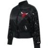 CHICAGO BULLS SHOW TIME SATIN JACKET