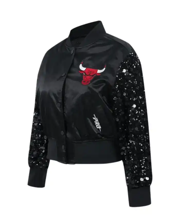 CHICAGO BULLS SHOW TIME SATIN JACKET