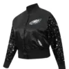 PHILADELPHIA EAGLES SHOW TIME SATIN JACKET