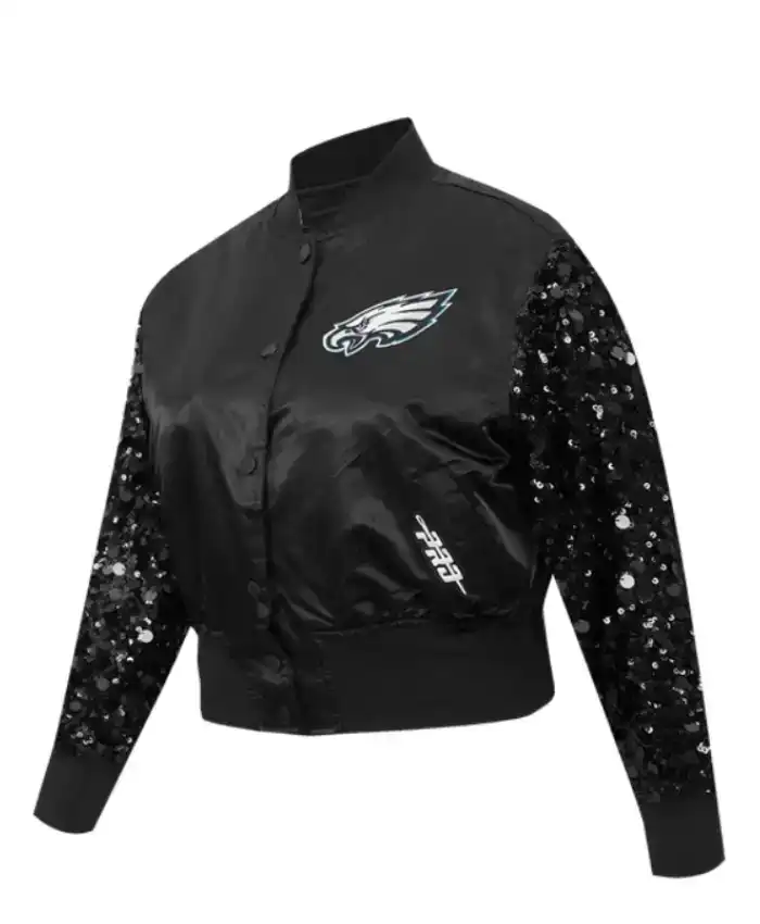 PHILADELPHIA EAGLES SHOW TIME SATIN JACKET