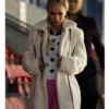 Ted Lasso S04 Juno Temple White Shearling Coat