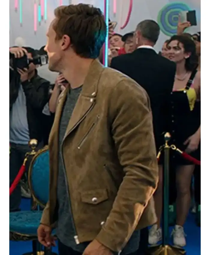 The Royals S03 William Moseley Suede Biker Jacket