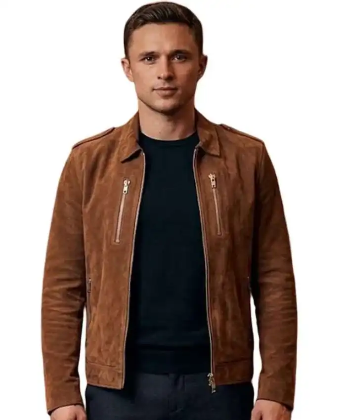 The Royals S04 Prince Liam Suede Leather Jacket