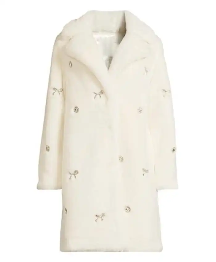 Real Housewives Ultimate Girls Trip Vicki Gunvalson Bow Coat