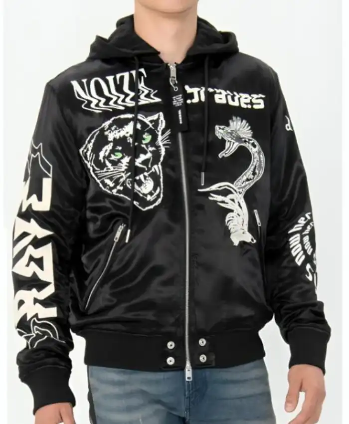 Ted Lasso Thierry Zoreaux Panther and Snake Printed Jacket