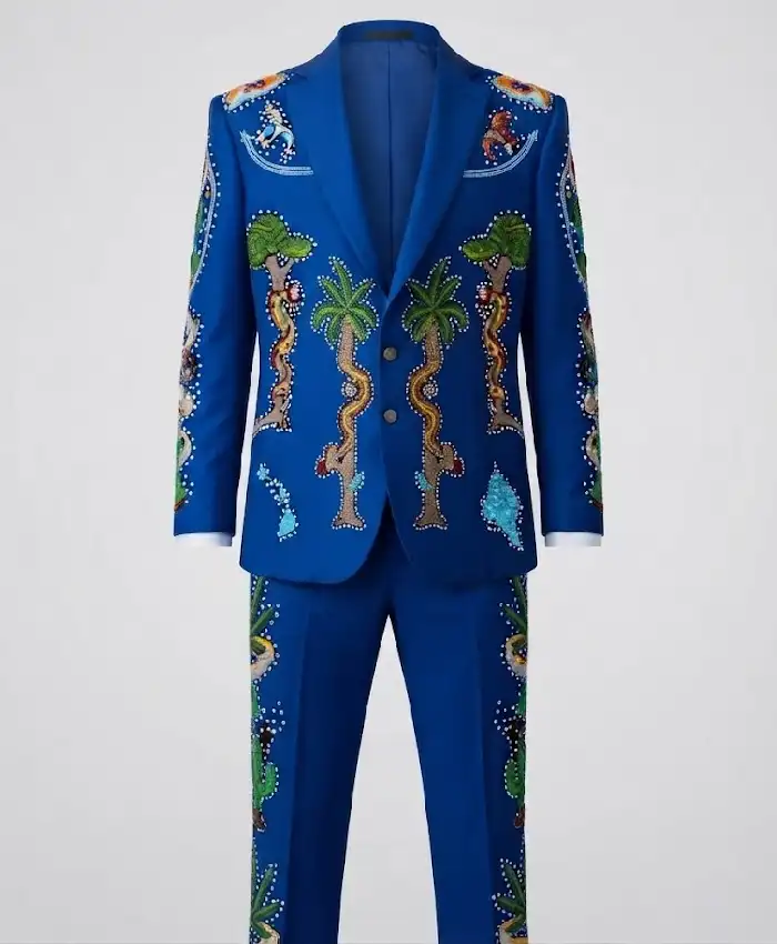 Brothers 2026 Matthew Mcconaughey Embroidery Suit