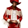 IShowSpeed KFC Red Western Fringe Jacket